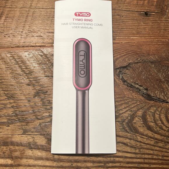 TYMO RING Ionic Hair Straightening Comb Brush Styling Iron Glove Travel Bag NEW - Picture 7 of 16